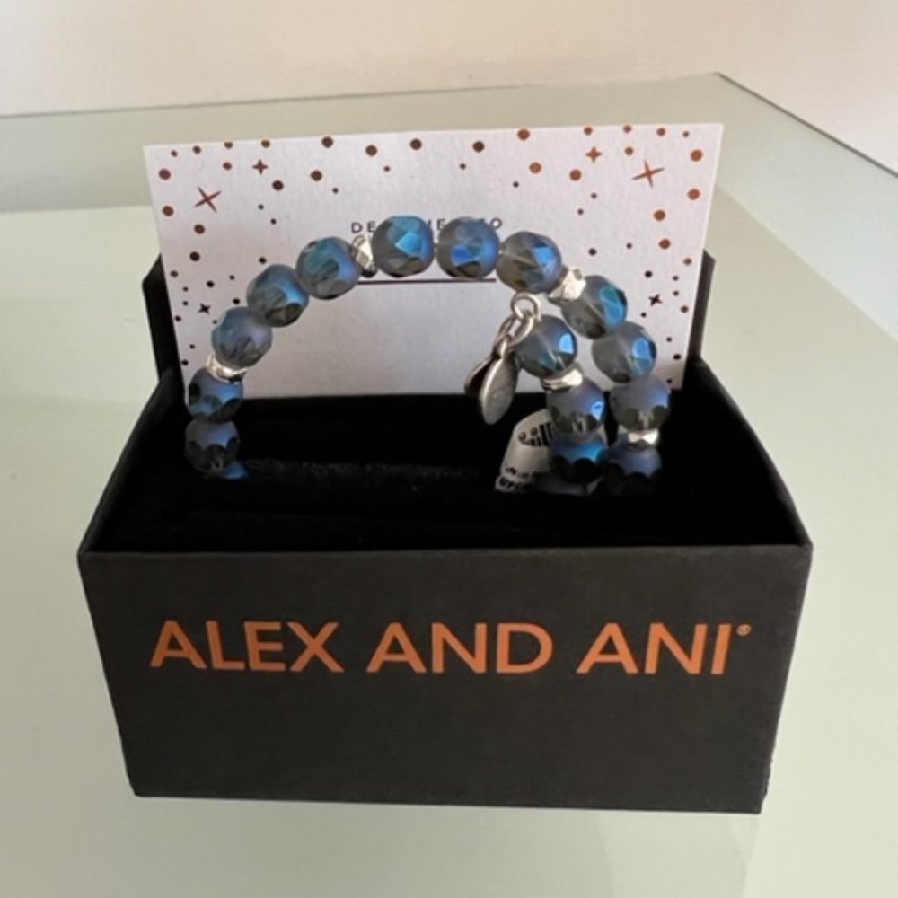ANI AND ALEX Nova Wrap Bracelet Ocean Blue Bracelet